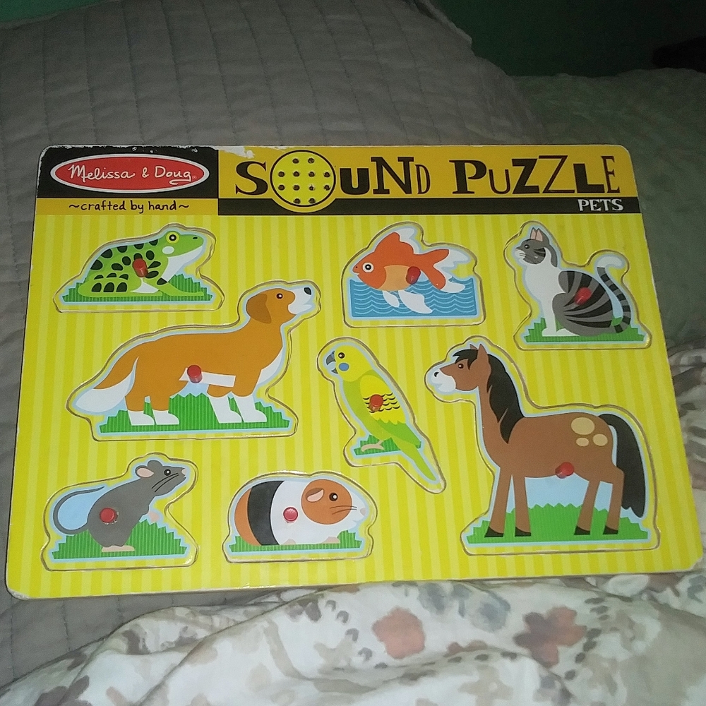 Melissa & Doug Pets Sound Puzzle